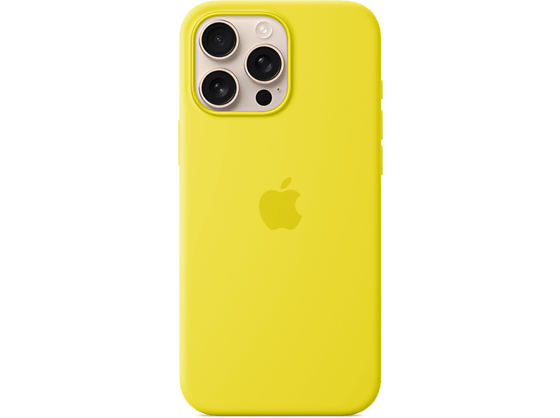 Apple Funda de silicona con MagSafe para iPhone 16 Pro Max Amarillo carambola