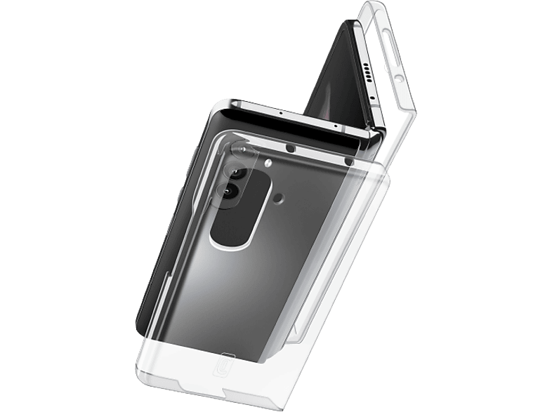 CellularLine CLEARCSGALZFOLD5T Para Samsung Galaxy Z Fold5 5G Trasera Antibacteriana Transparente