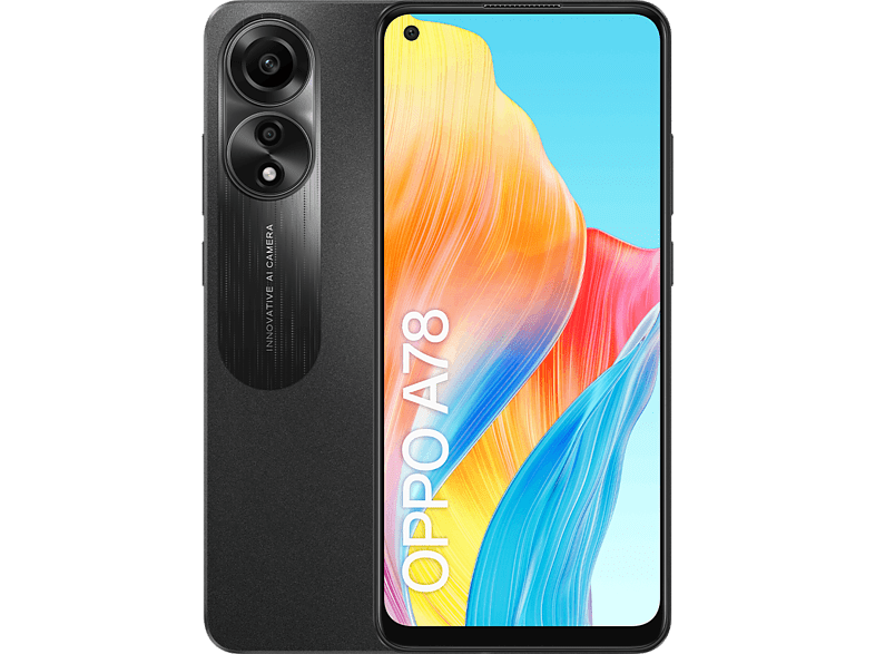 OPPO A78  4G Mistlack 128 GB 8GB RAM 6.43 AMOLED FHD+ Qualcomm Snapdragon™ 680 5000 mAh Android
