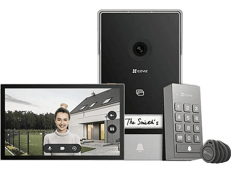 Ezviz TP7 IP65 Pantalla táctil de 7 2K 2048 × 1296 Micrófono y Altavoz Aluminio metálico