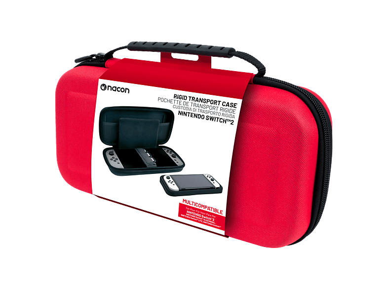 Nacon Rigid transport case ParaNintendo Switch2 Switch OLED Swich Lite Switch Rojo