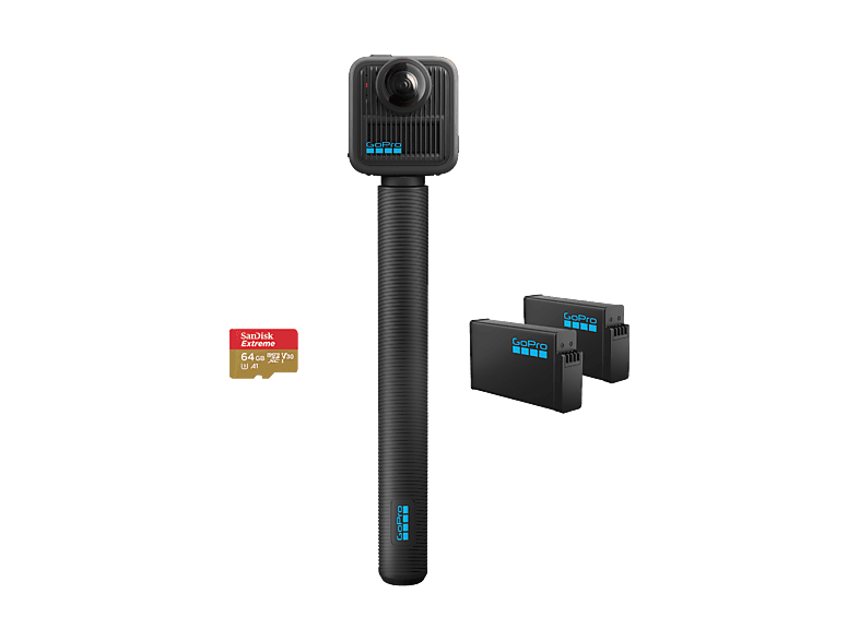 GoPro MAX2 + Accessories Bundle Vídeo en 8K 360° 29 MP Negro