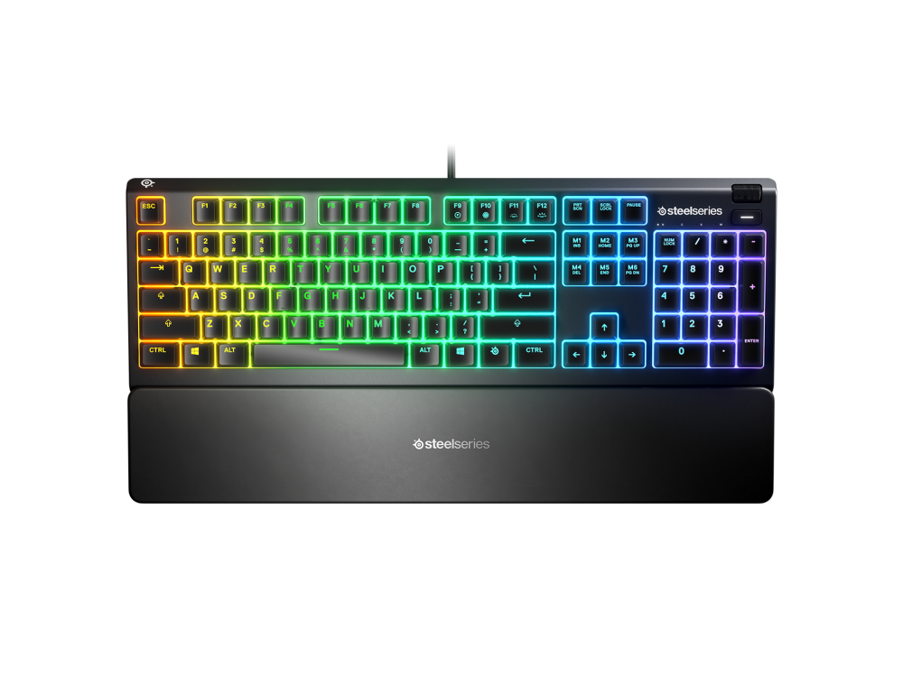 SteelSeries Apex 3 Mecánico USB Iluminación RGB Anti-Ghosting IP32 Negro