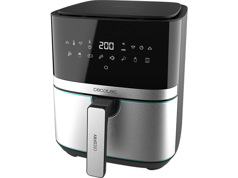 Cecotec Cecofry Full Inox Pro 5500 con Accesorios 1700 W 8 Modos 5.5 l  Plata