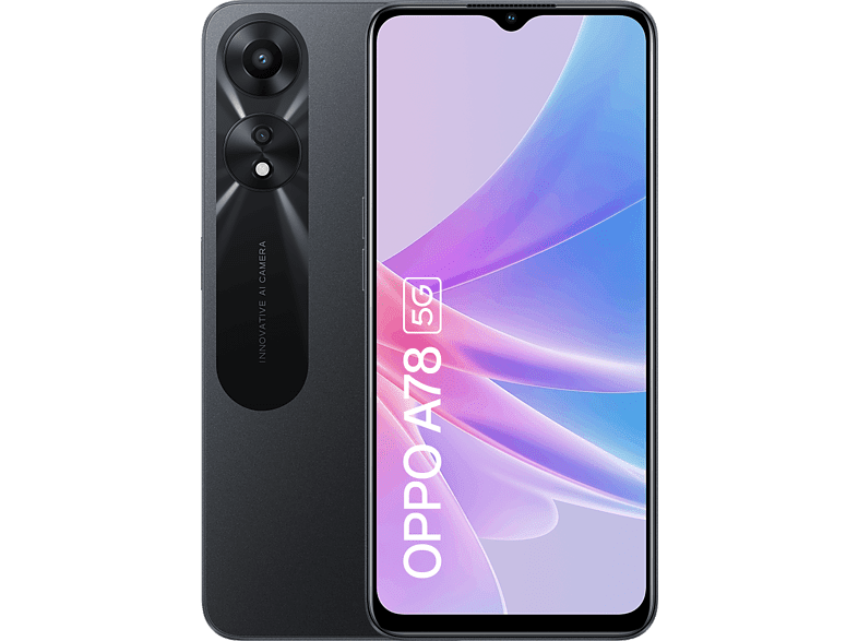 OPPO A78 5G Glowing Black 128GB 8GB RAM 6.56 HD+ MediaTek Dimensity 700 5000 mAh Android 13