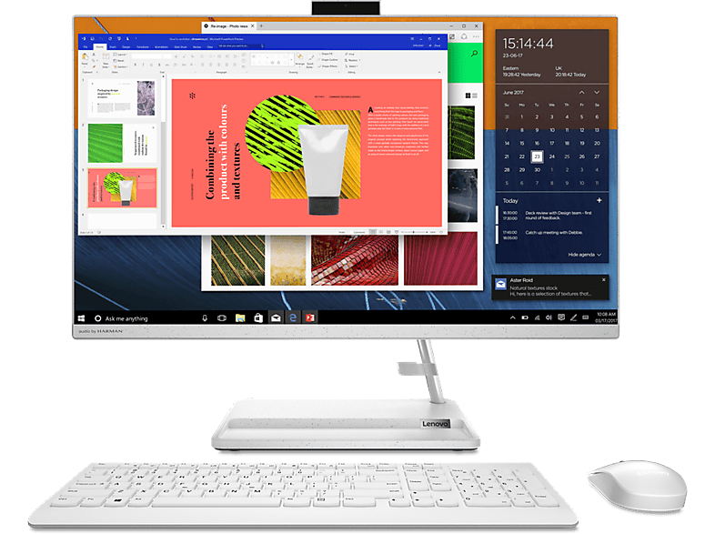 Lenovo IdeaCentre AIO 3 27ALC6 27  Full-HD AMD Ryzen™ 5 7530U 16GB RAM 512GB SSD Radeon™ Onboard Graphics Windows 11 Home Blanco