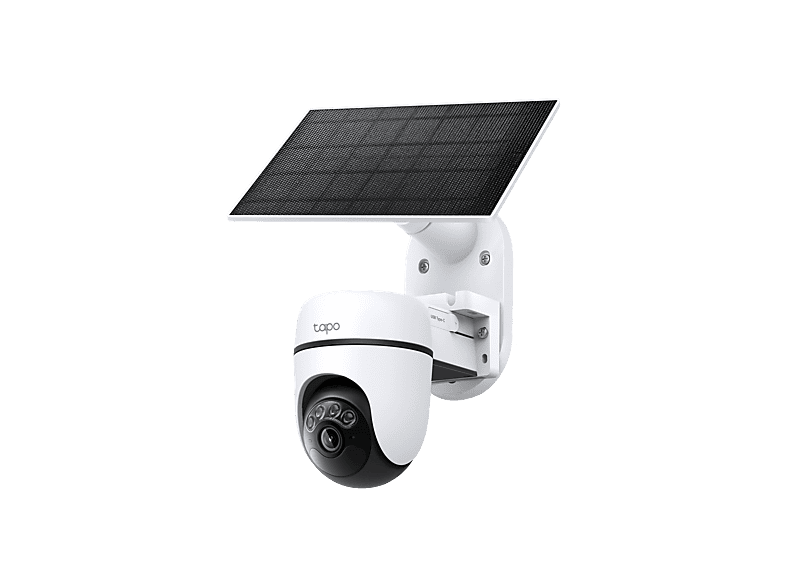 TP-Link Tapo TC90 Kit Panel Solar DCI 2K 3MP Función de visión nocturna 360º Exterior Visión Nocturna a Color Blanco