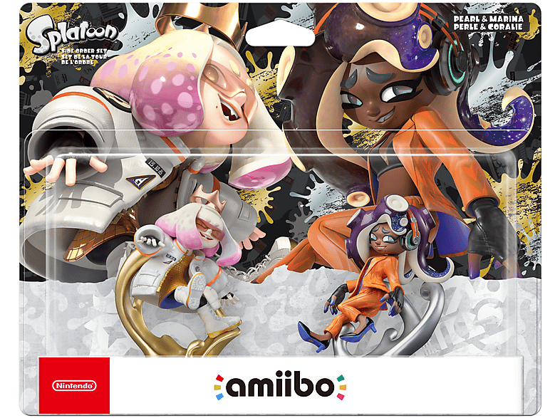 Nintendo Amiibo Pack Pearl & Marina Coleccion Splatoon Plástico