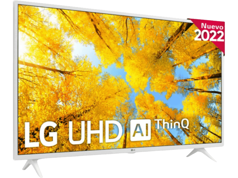 LG 43UQ76906LE UHD 4K Procesador Inteligente α5 Gen5 AI Processor 4K Smart TV DVB-T2 (H.265) Blanco