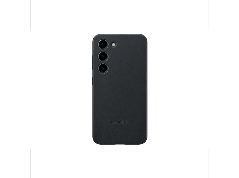 Samsung Para Samsung Galaxy S23 De piel Trasera Negro