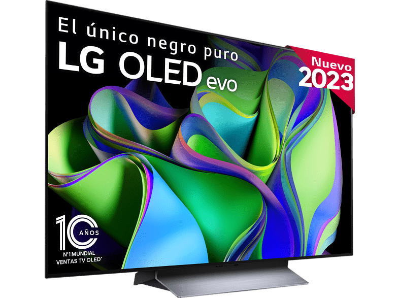 LG OLED48C35LA UHD 4K Inteligente α9  4K Gen6 Smart TV DVB-T2 (H.265) Negro