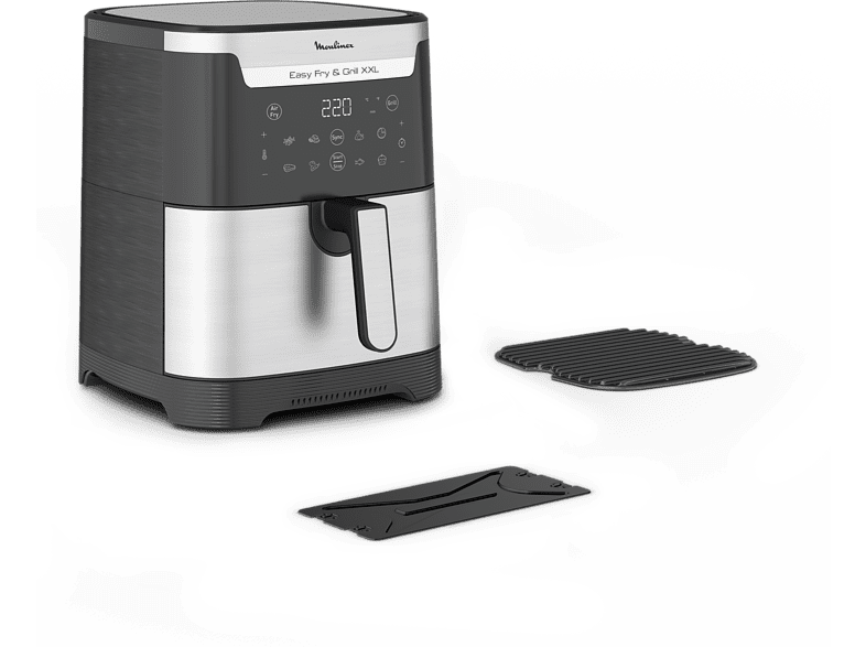 Moulinex Easy Fry & Grill XXL EZ801D10 Freidora y Parrilla 2 en 1 1830 W 6.5 L Hasta 220 °C 8 programas Temporizador Plata