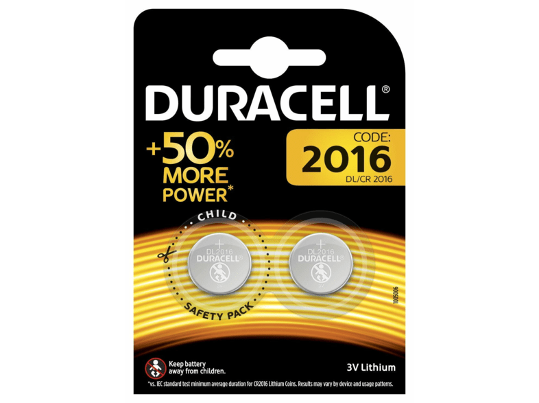 Duracell DL2016 3 V 2 unidades