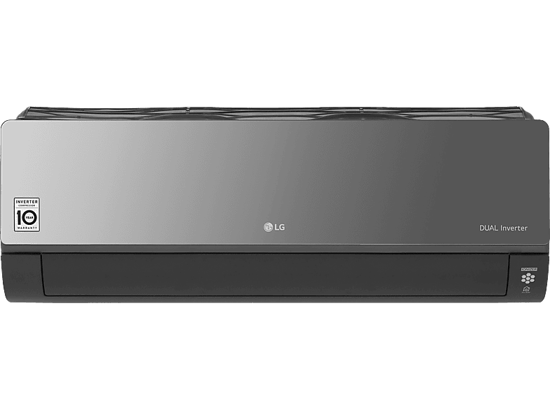 LG MIRROR09UVN Split 1x1 2268 fg/h WiFi Inverter Bomba de calor Negro