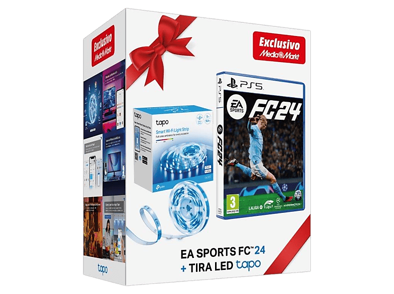PS5 FC24 + Tira led Tapo L900-5 Smart WiFi