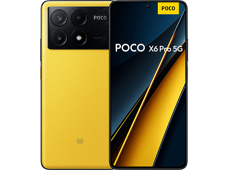 Poco X6 Pro Amarillo 512GB 12GB RAM 6.67 AMOLED 1,5K Dimensity 8300-Ultra 5000 mAh Xiaomi HyperOS Android,