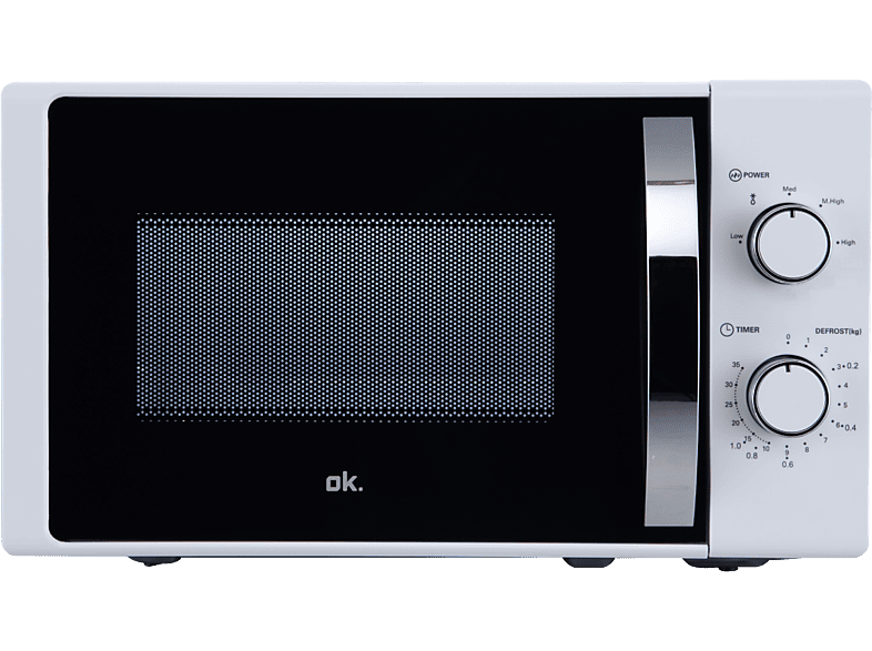 OK OMW 2024-3 W 700 W 5 Niveles de Potencia 20 l Control Mecánico Blanco