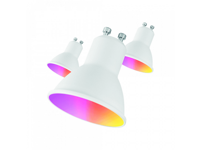Muvit iO MIOPAK006 Pack de 3 5.5 W 400 lm RGB + CCT 2700K – 6500K Multicolor