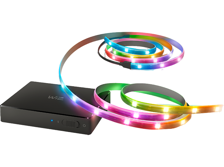WiZ HDMI Sync Box con retroiluminación Para TV de 55-65 WiFi: Wireless G Google o Alexa Negro