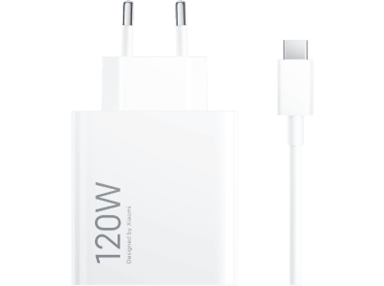 Xiaomi 120W HyperCharge Combo USB Tipo A a USB-C Blanco
