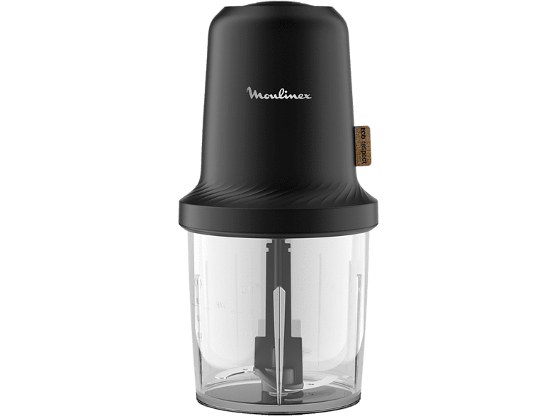 Moulinex Eco Respect AT80E810 500 W 0.5 l 1 Velocidad 2 Cuchillas Diseño ecológico Negro