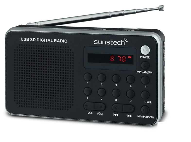 Sunstech RPDS32 SL AM/FM USB Plata