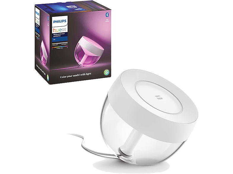Philips Iris Hue White and Color Ambiance Sobremesa LED 570 lx 6500K Blanco y Color Blanco
