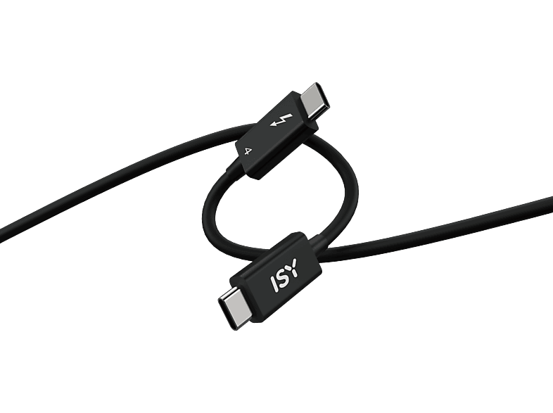 ISY IUC-1030 USB-C a Thunderbolt 4 0.8m 40 Gbps 8K@60Hz Negro