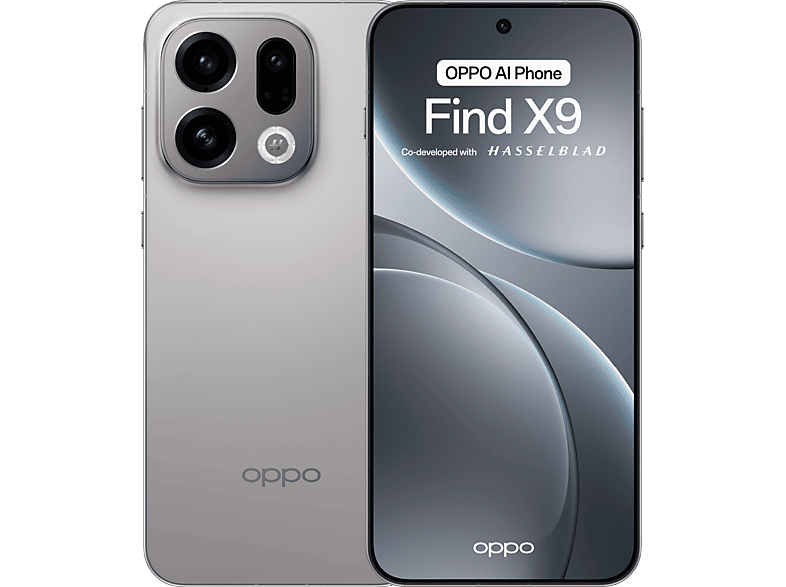 OPPO Find X9 Titanium Grey 512 GB 12 GB RAM 6.59 AMOLED ProXDR Gorilla Glass 120 Hz MediaTek 9500 7025 mAh