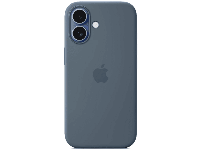 Apple Funda de silicona con MagSafe Para iPhone 17 Compatible con correa Crossbody Azul náutico