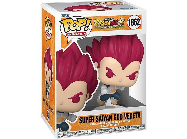 Dragon Ball Super: Broly: Super Saiyan God Vegeta Vinilo 10 cm
