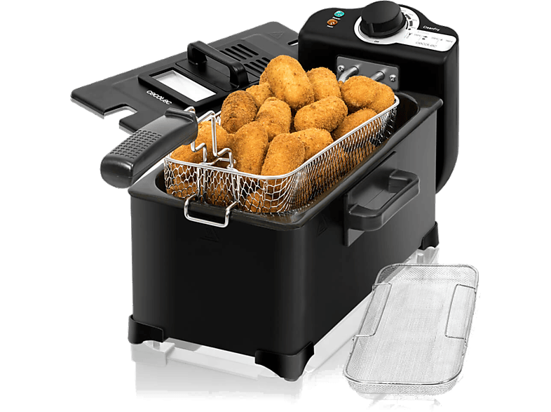 Cecotec 3033 Cleanfry 3 L 2000 W Cubeta Desmontable Negro