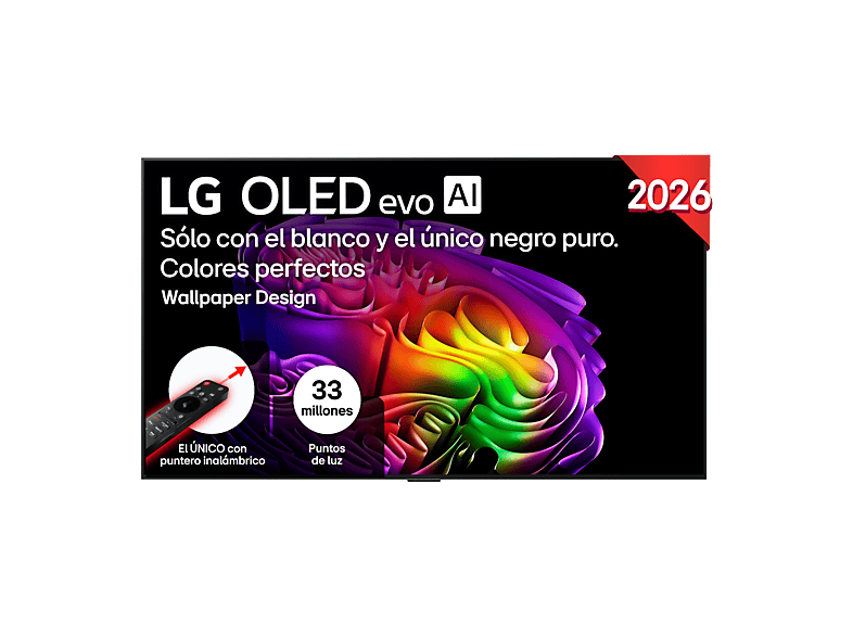 LG OLED65G64LW OLED 4K Procesador Inteligente α11 AI Processor 4K Gen3 Smart TV DVB-T2 (H.265) Gallery Design Negro