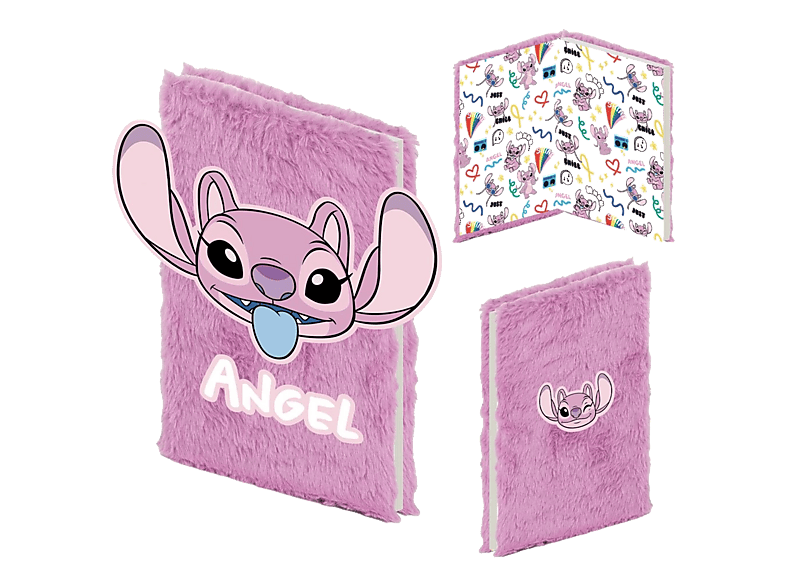 Sherwood Lilo & Stitch A5 Tapa dura de peluche con figura de Ángel