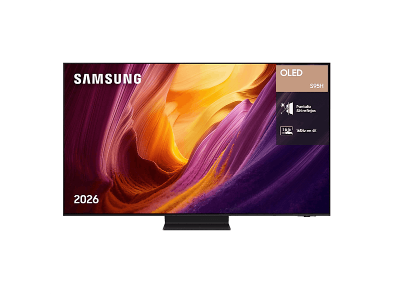 Samsung TQ77S95HFTXXC OLED 4K NQ4 AI Gen3 Processor Smart TV Tecnología Sin Reflejos Full AI Negro