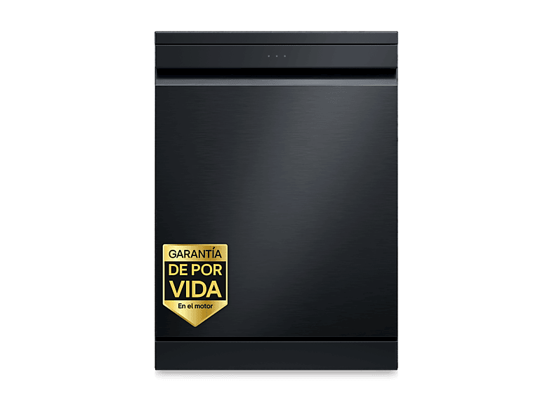 LG DF375HMS 14 servicios 10 programas 60 cm LED táctil Tercera bandeja TrueSteam™ QuadWash™ Acero negro grafito antihuellas