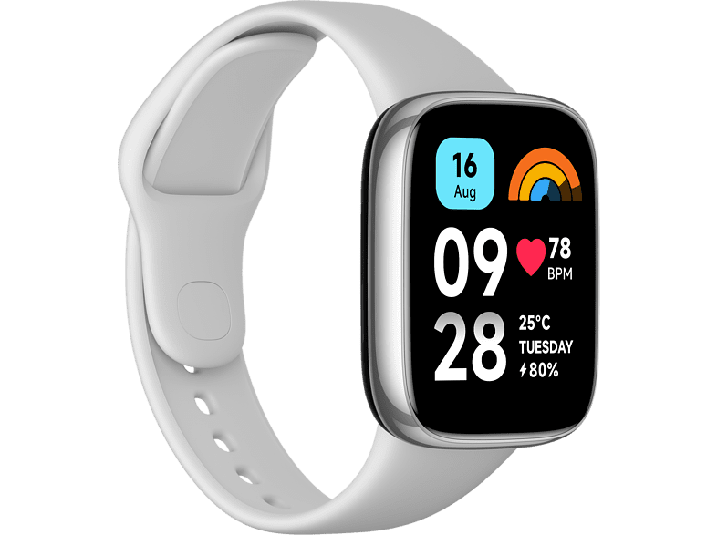 Xiaomi Redmi Watch 3 Active Llamadas Bluetooth Batería hasta 12 días Multideporte Plata