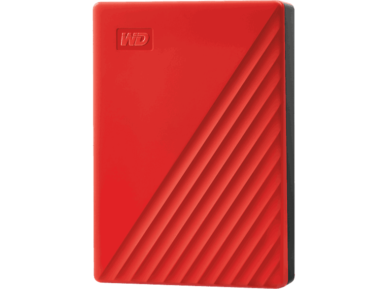 WD My Passport Portátil HDD USB 3.2 Funciona con Chromebook Rojo