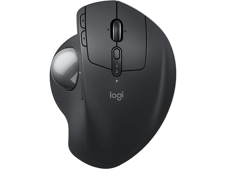 Logitech MX Ergo S 2048 ppp Bluetooth-USB Botones personalizables DPI ajustable Easy-Switch Carga rápida Ergonómico Negro