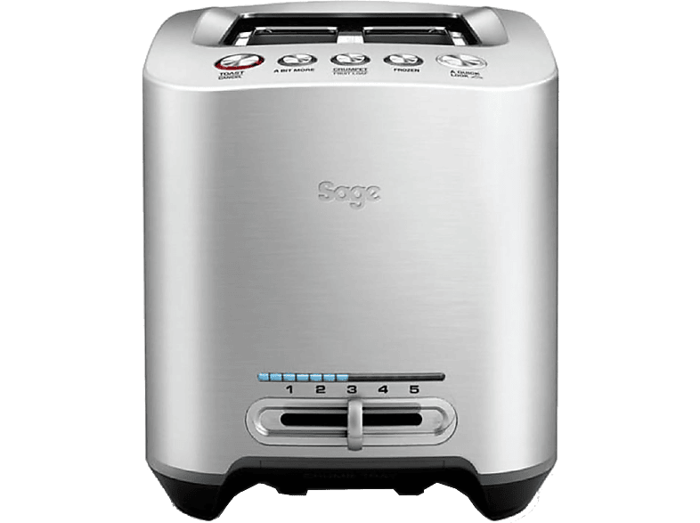 Sage STA825BAL2EEU1 1000 W 2 Ranuras 5 Niveles de Tostado Acero Inoxidable