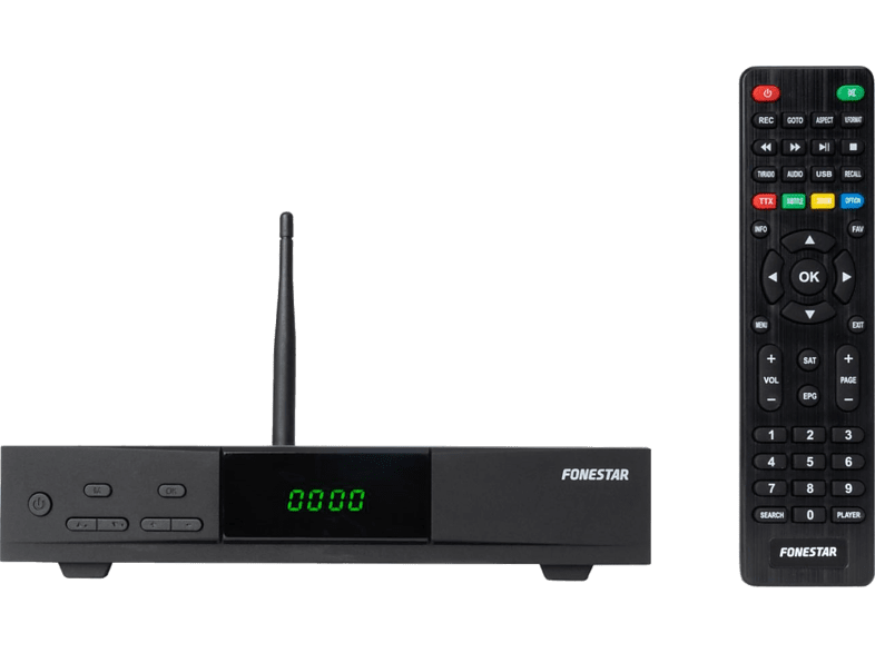 Fonestar RDS-585WHD Full HD DVB-S2 (TDT2) PVR WiFi HDMI RCA USB Negro