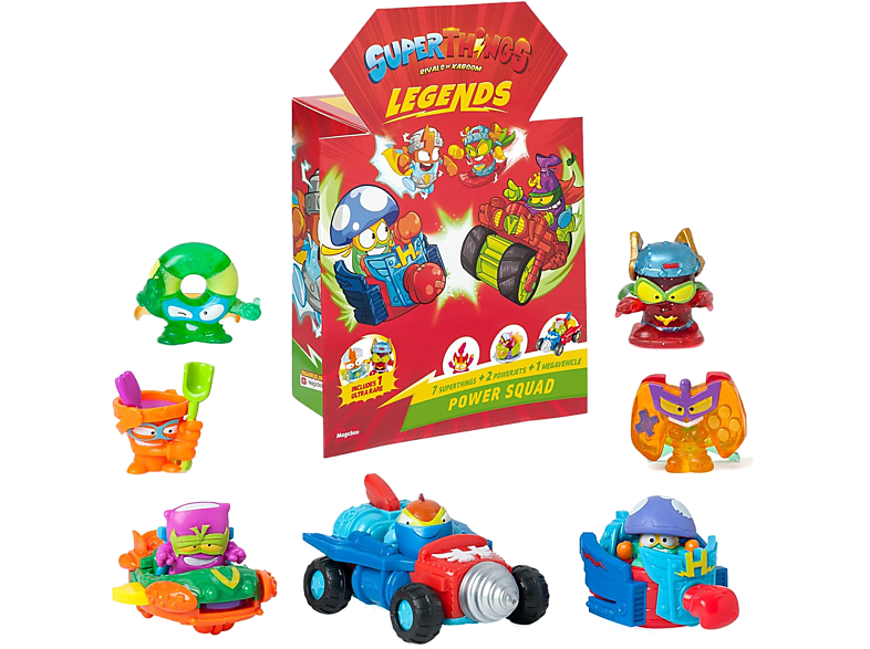 Juego -Magicbox SuperThings Legends Power Squad Plástico Aleatorio