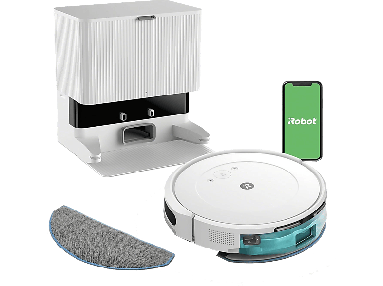 iRobot Roomba Combo® 2 Essential 400 ml 120min 4 Niveles de Succión AutoEmpty Blanco