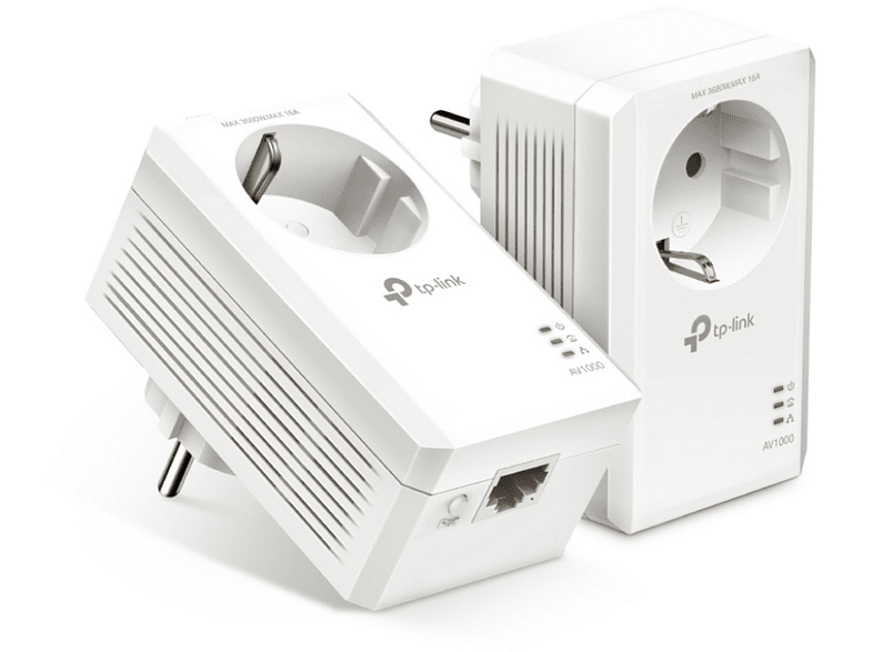 TP-Link AV1000 2 enchufes RJ-45 1000 Mbit/s Blanco