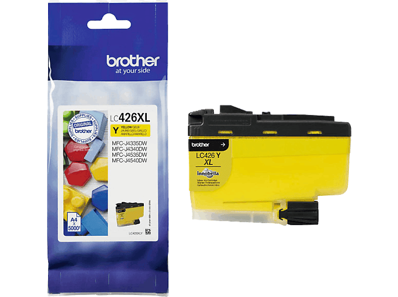 Brother LC426XL XL 6000 páginas  ISO/IEC 24711 Amarillo