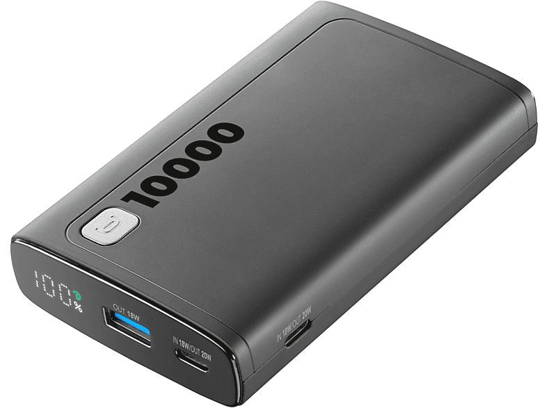CellularLine PBDISPL01PD10000K 10000 mAh USB y Tipo C Negro