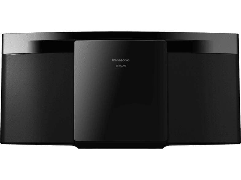 Panasonic SC-HC200 2 canales 20 W Bluetooth Lector CD USB Negro