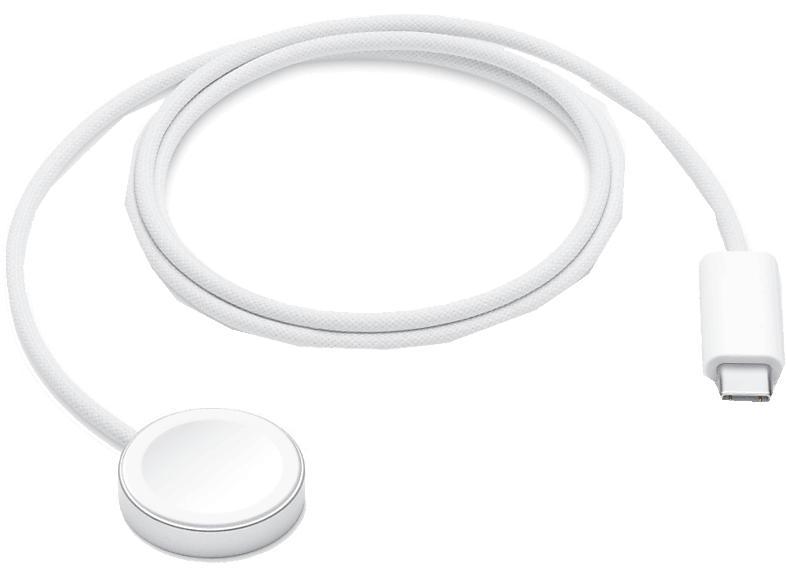 APPLE Cable cargador rápido magnético a USB-C para Apple Watch 1 metro Blanco
