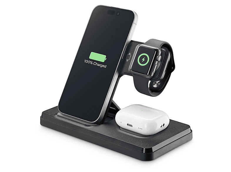 CellularLine WIRESTAND3IN1FBK 3 en 1 Negro