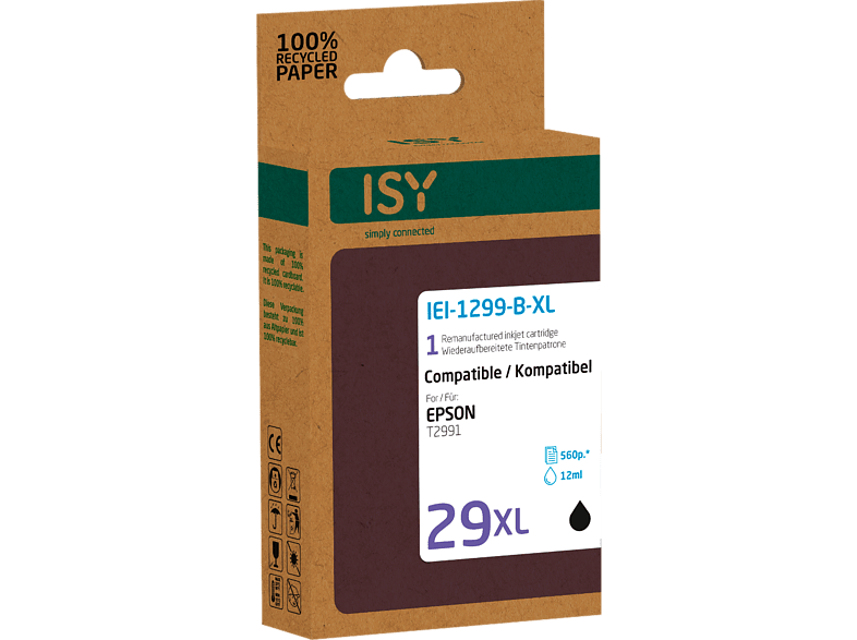 ISY IEI-1299-B-XL Para Epson T2991